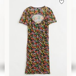 H&M divided small floral dress NWT